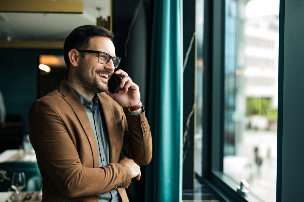 Portrait of a smiling business man