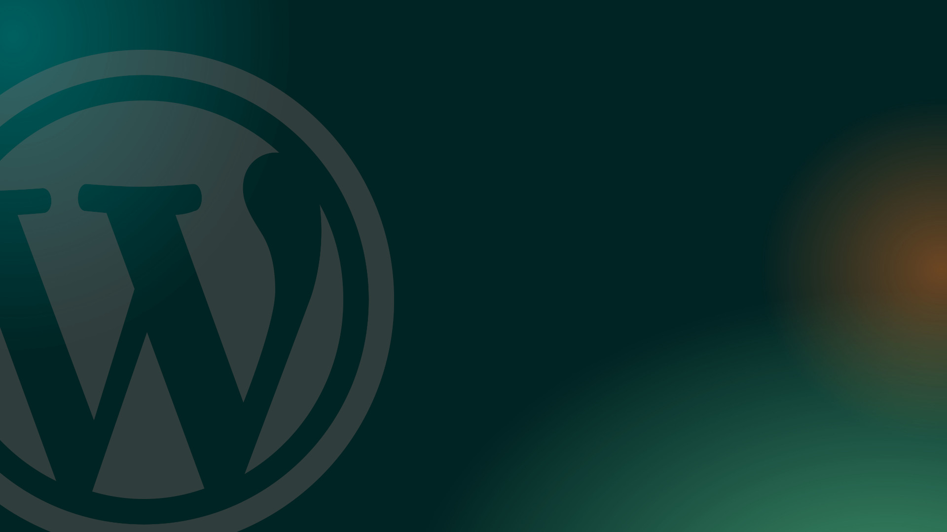 Hintergrund mit WordPress-Logo